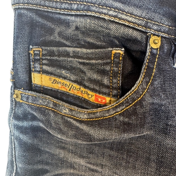 Diesel SadDo Slim Straight Distressed Jeans W26 L32 - Picture 13 of 15